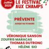 11 au 13/07/25 – Festival aux champs – CHANTEIX