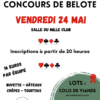 LA ROCHE CANILLAC – Belote – 24/05/24