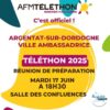 17/06/25 – Réunion de préparation Téléthon – ARGENTAT SUR DORDOGNE