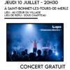 10/07/25 – Concert – SAINT BONNET LES TOURS DE MERLE