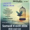04/04/2026 – PRINTEMPS DES POETES – ST CERE