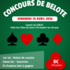 10/04/2026 – BELOTE – SAINT CHRISTOPHE LES GORGES